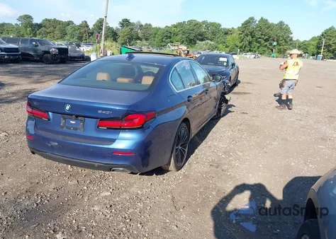 2022 BMW 540 I xDrive из США, поврежденный, VIN WBA73BJ01NWX54655